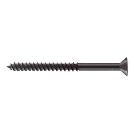 Dendesigns 2.5 in. Wood Screw No. 10- Antique Brass, Steel DE3250687